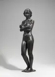 Richard Martin Werner, Stehende (Standing Nude), Bronze sculpture