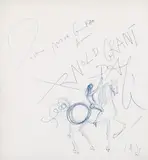 Cavalier (Pour mon gran ami Arnold Grant) by Salvador Dalí, Blue ballpont pen drawing on paper, sold May 2012