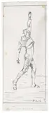 Ferdinand Hodler, Etude pour Hanovre - Schwörender (Etude pour Hanovre - Man Swearing)