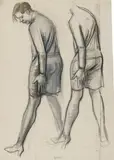 Karl Hubbuch, Bewegungsstudie (Study of Movement)