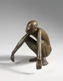 Hockender Neger (Crouching African) by Gerhard Marcks, Gerhard Marcks, work-diary plaster/bronze nr, sold May 2012