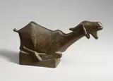 Emy Roeder, Einsame Ziege (Forlorn Goat), Bronze sculpture