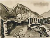 Karl Schmidt-Rottluff, Valle Maggia im Tessin (Maggia Valley in Ticino)