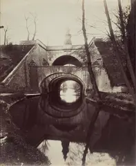 Eugène Atget, Juvisy, Belles Fontaines, Albumen print