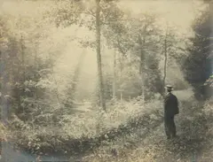 Léonard Misonne, Morning Wanderer (Self-portrait), Vintage gelatin silver print