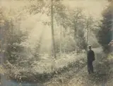 Léonard Misonne, Morning Wanderer (Self-portrait), Vintage gelatin silver print