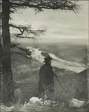 August Sander, View on the Rhine river on a morning in spring, Gelatin silver print, printed early 1950s