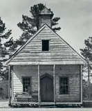 Walker Evans, Country church near Beaufort, S.C., Gelatin silver print, printed