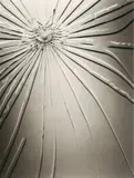 Franz Lazi, Cracked glass, Vintage gelatin silver print on Agfa paper