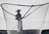 Herbert List, Fisherman on lake Pazcuáro, Mexico