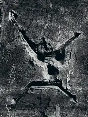Christian Bérard, Graffiti, "Death", Ferrotyped vintage gelatin silver print