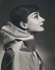 Audrey Hepburn by Yousuf Karsh, Ferrotyped vintage gelatin silver print, sold May 2012