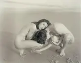 Jock Sturges, Marine and Maia, Montalivet, France, Gelatin silver print