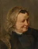 studio of Peter Paul Rubens, STUDY OF THE HEAD OF AN OLD WOMEN, Oil on panel