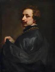 copy after Anthonis van Dyck, SELF PORTRAIT, Oil on canvas