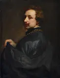 copy after Anthonis van Dyck, SELF PORTRAIT, Oil on canvas