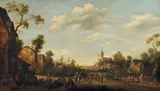Joost Cornelisz Droochsloot, VIEW OF A VILLAGE