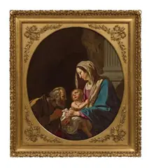 Jan van Bijlert, THE HOLY FAMILY, Oil on canvas (relined)