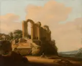 Pieter Anthonisz. van Groenewegen, ROMAN LANDSCAPE WITH THE CASTELLO DELL'AQUA GIULIA, Oil on panel