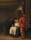 Jan Miense Molenaer, INTERIOR WITH LARGE FIGURE