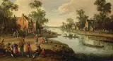 Joost Cornelisz Droochsloot, DUTCH VILLAGE AT AN