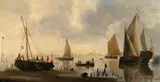 Jacob Adriaensz Bellevois, RIVER LANDSCAPE WITH VIEW OF DORDRECHT, Oil on panel