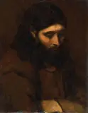 attributed to Gerbrand van den Eeckhout, HEAD OF AN APOSTLE, Oil on panel