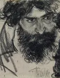 Adolph von Menzel, HEAD OF AN ITALIAN