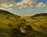 Hans Thoma, LANDSCAPE IN THE BLACK FOREST, Oil on canvas