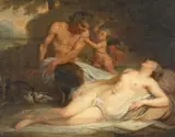 German School 18th century, JUPITER AND ANTIOPE