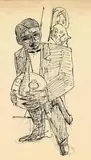 Max Beckmann, Der Kellner (The Waiter)