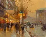 Édouard Cortès, Les Trois Quartiers, Boulevard de la Madeleine