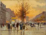 Édouard Cortès, Arc de Triomphe et les Champs Elysées