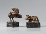 August Gaul, Liegender Fischotter mit Fisch