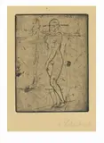 Wilhelm Lehmbruck, Sinnendes Mädchen (klein, ganz)