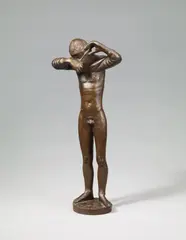 Hemdauszieher by Gerhard Marcks, Bronze sculpture, sold Dec 2011