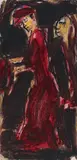 Christian Rohlfs, Frau in Rot