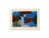 Serge Poliakoff, Composition bleue, verte et brune