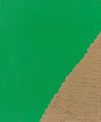 Untitled by John Armleder, Acrylic on canvas, sold Dec 2011