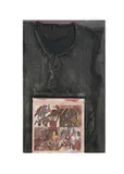 René Bértholo, Untitled (Cinéma de Paris), Oil, lacquer, ink and plaster collaged with wood and t-shirt on canvas