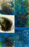 Domoto Hisao, Untitled (Solution de Continuité), Mixed media on 2-part canvas, each