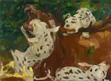 Johannes Grützke, Untitled (hunt)