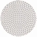 Matti Kujasalo, Untitled, Acrylic on punched canvas on wood diameter 150 cm