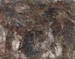 Décembre by Eugène Leroy, Oil on canvas, sold Dec 2011