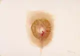Untitled by Otto Piene, Oil and traces of fire on sturdy cardboard, sold Dec 2011