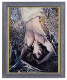 Pierre et Gilles, Sur la Plage abandonné (Rupert Everett), Chromogenic print hand coloured, flush-mounted to aluminium