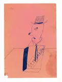 Sigmar Polke, Untitled (matches), Ball point pen on foolscap paper