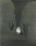 Norbert Schwontkowski, Untitled (at the bonfire)