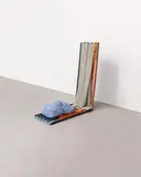 Jessica Stockholder, Untitled, Object made of aluminium elements, Formica, textiles, newspaper, acrylic et al.approx