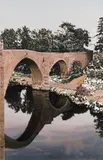 Andreas Schon, Brücke I (bridge I), Oil on canvas